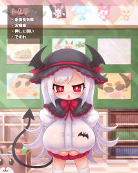 arekishi bat breasts cleavage demon_girl hat huge_breasts large_breasts monster_girl pointy_ears red_eyes ribbon sample skirt socks tail text vampire white_hair rating:Questionable score:7 user:aquaticmira2 arekishi bat breasts cleavage demon_girl hat huge_breasts large_breasts monster_girl pointy_ears red_eyes ribbon sample skirt socks tail text vampire white_hair rating:Questionable score:7 user:aquaticmira2
