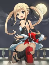 1girl ass bare_shoulders black_eyes black_legwear black_ribbon blonde_hair dead_or_alive detached_sleeves dress flat_chest gothic_lolita hair_ribbon lolita_fashion marie_rose moon night no_panties open_mouth ribbon shamanwer solo twintails rating:Questionable score:28 user:Cosby_ 1girl ass bare_shoulders black_eyes black_legwear black_ribbon blonde_hair dead_or_alive detached_sleeves dress flat_chest gothic_lolita hair_ribbon lolita_fashion marie_rose moon night no_panties open_mouth ribbon shamanwer solo twintails rating:Questionable score:28 user:Cosby_