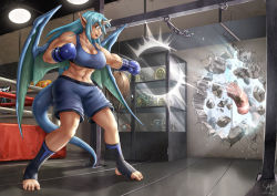 1girl abs armpits barefoot blue_eyes blue_hair blush boxing_gloves demon_girl demon_wings destruction dragon_girl dragon_wings gym horn long_hair matching_hair/eyes maxa' muscle muscular_female navel original punching punching_bag shorts solo sweat tank_top toeless_socks toes trophy_stand wall wings rating:Safe score:5 user:danbooru 1girl abs armpits barefoot blue_eyes blue_hair blush boxing_gloves demon_girl demon_wings destruction dragon_girl dragon_wings gym horn long_hair matching_hair/eyes maxa' muscle muscular_female navel original punching punching_bag shorts solo sweat tank_top toeless_socks toes trophy_stand wall wings rating:Safe score:5 user:danbooru