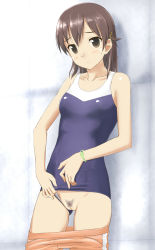 10s 1girl against_wall bare_shoulders blush bracelet breasts brown_eyes brown_hair collarbone fat_mons hair_ornament hairclip highres jewelry kyouno_madoka looking_at_viewer one-piece_swimsuit pants pants_pull parted_lips pubic_hair pussy rinne_no_lagrange small_breasts solo sweatdrop swimsuit swimsuit_aside takafumi track_pants uncensored rating:Explicit score:106 user:danbooru 10s 1girl against_wall bare_shoulders blush bracelet breasts brown_eyes brown_hair collarbone fat_mons hair_ornament hairclip highres jewelry kyouno_madoka looking_at_viewer one-piece_swimsuit pants pants_pull parted_lips pubic_hair pussy rinne_no_lagrange small_breasts solo sweatdrop swimsuit swimsuit_aside takafumi track_pants uncensored rating:Explicit score:106 user:danbooru