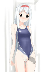 10s 1girl blush competition_swimsuit disembodied_limb embarrassed female grey_eyes hair_ornament hairband kantai_collection long_hair one-piece_swimsuit pubic_hair pussy shoukaku_(kantai_collection) silver_hair solo striped striped_background swimsuit swimsuit_aside takafumi thigh_gap uncensored rating:Explicit score:34 user:sytalidis 10s 1girl blush competition_swimsuit disembodied_limb embarrassed female grey_eyes hair_ornament hairband kantai_collection long_hair one-piece_swimsuit pubic_hair pussy shoukaku_(kantai_collection) silver_hair solo striped striped_background swimsuit swimsuit_aside takafumi thigh_gap uncensored rating:Explicit score:34 user:sytalidis