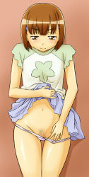 1girl brown_eyes brown_hair groin hair_ornament hairclip hourou_musuko loli midriff mound_of_venus nitori_maho panties panty_pull peach_fuzz pubic_hair raglan_sleeves sawa_jaaji skirt skirt_lift underwear rating:Explicit score:20 user:danbooru 1girl brown_eyes brown_hair groin hair_ornament hairclip hourou_musuko loli midriff mound_of_venus nitori_maho panties panty_pull peach_fuzz pubic_hair raglan_sleeves sawa_jaaji skirt skirt_lift underwear rating:Explicit score:20 user:danbooru
