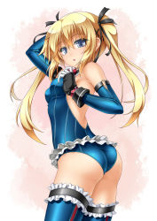 1girl armpits ass backless_outfit bare_shoulders blonde_hair blue_eyes blue_legwear blush bodysuit breasts dead_or_alive dead_or_alive_5 detached_sleeves frills from_behind gloves hair_ribbon highres leotard long_hair looking_at_viewer looking_back looking_down marie_rose open_mouth ribbon roura shiny shiny_clothes shiny_hair shiny_skin skin_tight small_breasts solo tecmo thighhighs twintails rating:Questionable score:49 user:armorcrystal 1girl armpits ass backless_outfit bare_shoulders blonde_hair blue_eyes blue_legwear blush bodysuit breasts dead_or_alive dead_or_alive_5 detached_sleeves frills from_behind gloves hair_ribbon highres leotard long_hair looking_at_viewer looking_back looking_down marie_rose open_mouth ribbon roura shiny shiny_clothes shiny_hair shiny_skin skin_tight small_breasts solo tecmo thighhighs twintails rating:Questionable score:49 user:armorcrystal