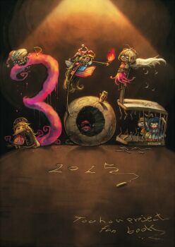  2015 american_flag american_flag_shirt animal_ears antenna_hair black_dress blonde_hair blood blue_dress blue_eyes bobblehat bound bow bowtie braid bunny_ears cage chinese_clothes clownpiece commentary crevice crying doremy_sweet dress dripping fairy_wings fire flagpole flame hat hecatia_lapislazuli jester_cap junko_(touhou) kishin_sagume koto_inari legacy_of_lunatic_kingdom light_rays long_hair long_sleeves looking_at_viewer low-tied_long_hair mouth_hold number outstretched_arm peeking pink_dress pipe pipe_in_mouth puffy_short_sleeves puffy_sleeves red_bow red_bowtie red_eyes restrained ringo_(touhou) rocket rope seiran_(touhou) short_sleeves single_braid smoking_pipe stitches tabard tassel torch touhou wide-eyed wings 