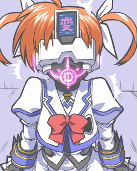  1girl lyrical_nanoha orange_hair tagme to-gnaniwa translation_request 