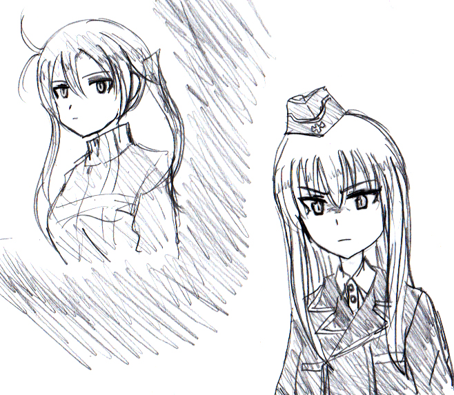 ernest, nakasuga emi, sheska (girls und panzer), girls und panzer