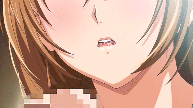 Animated Animated Blush Censored Fellatio Open Mouth Oral Ore Wa Kanojo O Shinjiteru Penis