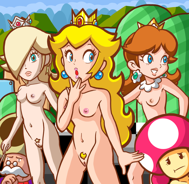 princess peach naked Mario