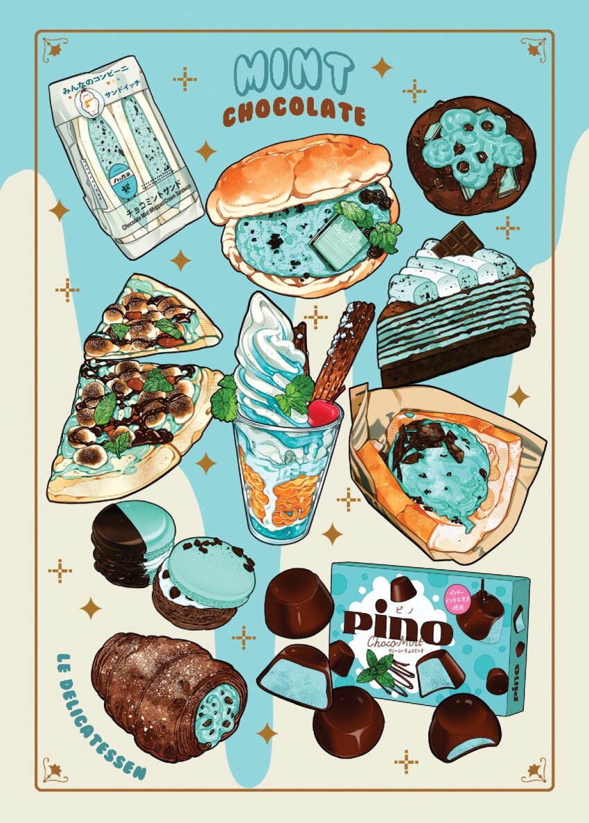 le delicatessen, original, highres, bread, cake, cake slice, cherry