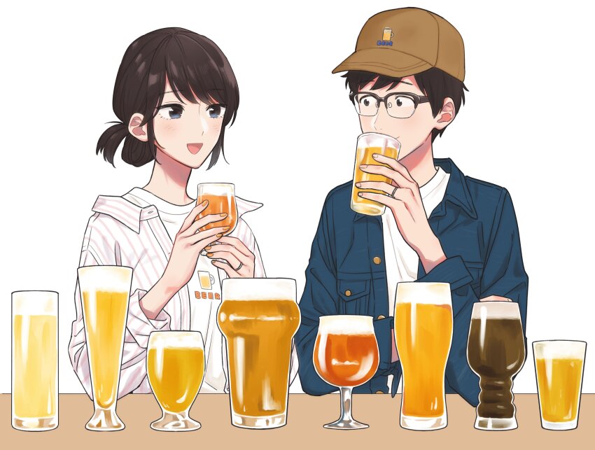 hanatsuka, yaiteru futari, absurdres, commentary request, highres