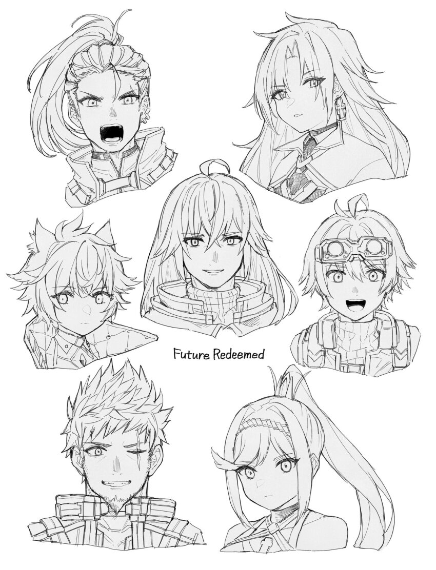 kinagi (3307377), a (xenoblade), glimmer (xenoblade), na'el (xenoblade), rex (xenoblade