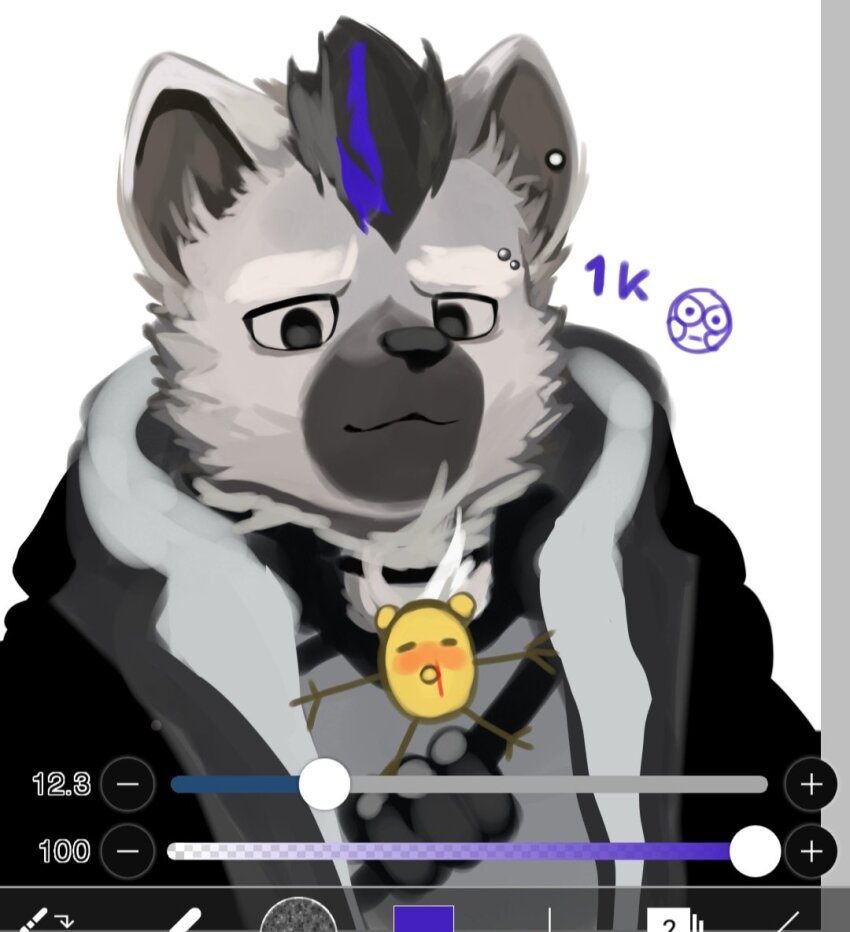 spot (arknights), arknights, commentary, english commentary, 1boy, 3