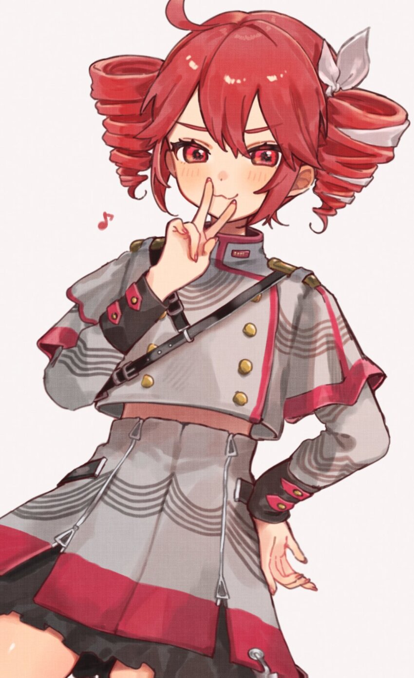 kasane teto, synthesizer v, utau, commentary, highres, 1girl, :3, ahoge ...