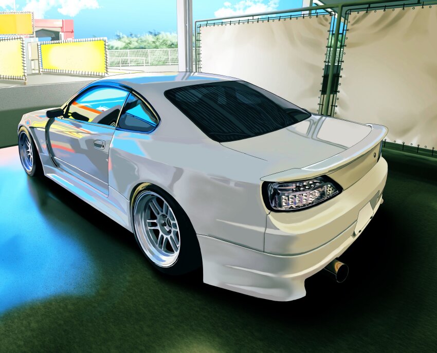 s sho mkrn, original, absurdres, commentary request, highres, blue sky