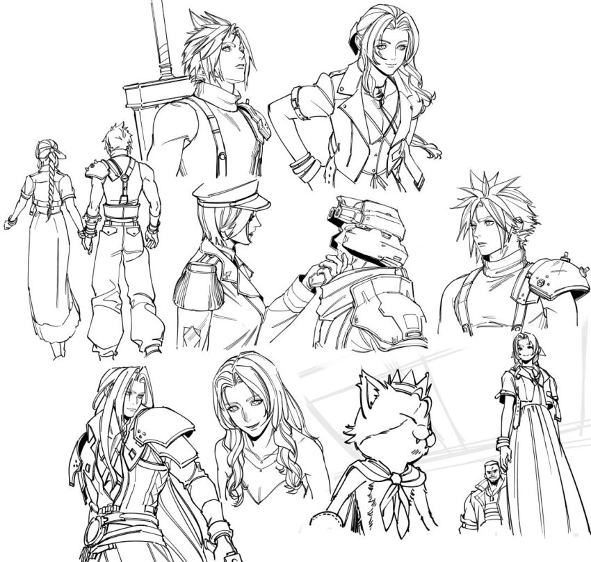 oimo (oimkimn), aerith gainsborough, aerith gainsborough (white floral