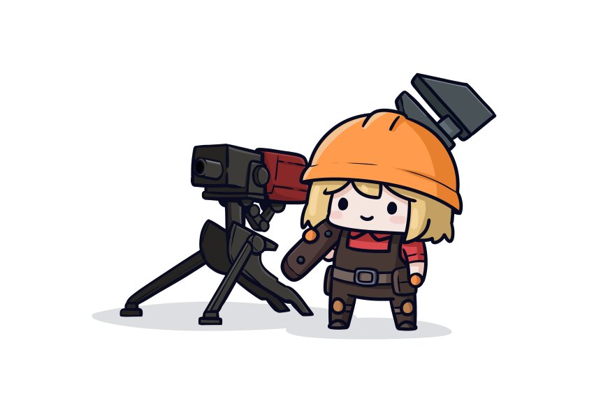 phdpigeon, engineer (tf2), red engineer (tf2), smol ame, watson amelia