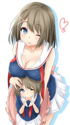 10s 2girls blue_eyes breast_rest breasts breasts_on_head brown_hair cleavage commentary_request hair_ornament hairclip heart highres if_they_mated kantai_collection large_breasts leaning_forward looking_at_viewer maya_(kantai_collection) mother_and_daughter multiple_girls neckerchief older one_eye_closed open_mouth pleated_skirt revision saku_(kudrove) school_uniform serafuku short_hair simple_background skirt white_background younger rating:Safe score:6 user:danbooru 10s 2girls blue_eyes breast_rest breasts breasts_on_head brown_hair cleavage commentary_request hair_ornament hairclip heart highres if_they_mated kantai_collection large_breasts leaning_forward looking_at_viewer maya_(kantai_collection) mother_and_daughter multiple_girls neckerchief older one_eye_closed open_mouth pleated_skirt revision saku_(kudrove) school_uniform serafuku short_hair simple_background skirt white_background younger rating:Safe score:6 user:danbooru
