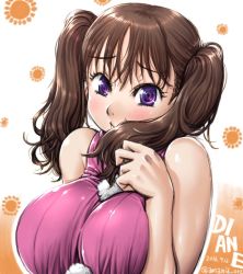 10s 1girl amania_orz bare_shoulders blush breasts brown_hair character_name dated diane_(nanatsu_no_taizai) hair_twirling impossible_clothes impossible_sweater large_breasts long_hair nanatsu_no_taizai parted_lips purple_eyes shiny shiny_hair smile solo sweater twintails twitter_username upper_body rating:Safe score:19 user:danbooru 10s 1girl amania_orz bare_shoulders blush breasts brown_hair character_name dated diane_(nanatsu_no_taizai) hair_twirling impossible_clothes impossible_sweater large_breasts long_hair nanatsu_no_taizai parted_lips purple_eyes shiny shiny_hair smile solo sweater twintails twitter_username upper_body rating:Safe score:19 user:danbooru