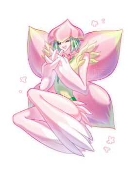 confeito000_333 digimon digimon_(creature) flower lilamon monster_girl petals plant_girl