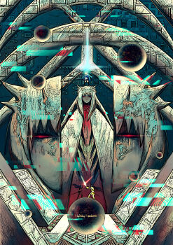  4girls abstract absurdres arm_up artoria_pendragon_(fate) baseball_cap battle black_bodysuit black_hair black_shorts blonde_hair blue_jacket blue_lightsaber bodysuit boots commentary_request crop_top cropped_jacket energy_sword energy_weapon fate/grand_order fate_(series) gloves glowing glowing_eyes hat highres himitsucalibur_(fate) ishtar_(fate) jacket jacket_on_shoulders lightsaber liguangze long_hair multicolored_hair multiple_girls mysterious_heroine_x_(fate) mysterious_heroine_x_(third_ascension)_(fate) red_eyes red_hair red_lightsaber saber_wars_ii sheath sheathed shorts sleeveless sleeveless_jacket space space_ishtar_(astarte_origin)_(fate) space_ishtar_(fate) space_ishtar_(first_ascension)_(fate) space_ishtar_(second_ascension)_(fate) star_(sky) statue sword thighhighs weapon yellow_gloves yellow_jacket yellow_shorts 