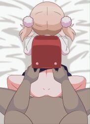  1boy 1girl absurdres age_difference animated backpack bag bed bed_sheet blonde_hair censored clothed_female_nude_male dark-skinned_male dark_skin dimples_of_venus doggystyle erection facing_away fat fat_man from_behind grabbing_from_behind hair_ornament hetero highres hokanohito indie_virtual_youtuber live2d loli moaning mosaic_censoring nude on_bed penis pleated_skirt pom_pom_(clothes) pom_pom_hair_ornament pov pov_crotch pov_hands randoseru sex sex_from_behind shigure_ui_(vtuber) shigure_ui_(young)_(vtuber) size_difference skirt socks sound torso_grab twintails video virtual_youtuber  rating:Explicit score:2154 user:HomeStruck