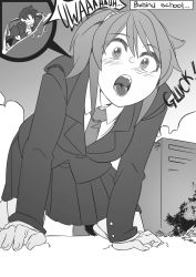 1boy 1girl all_fours blush english_text erika_(shukushou_gakuen) giantess hair_between_eyes highres luckyb necktie open_mouth outdoors school_uniform shukushou_gakuen skirt swallowing tongue tongue_out uvula vore rating:Safe score:10 user:danbooru 1boy 1girl all_fours blush english_text erika_(shukushou_gakuen) giantess hair_between_eyes highres luckyb necktie open_mouth outdoors school_uniform shukushou_gakuen skirt swallowing tongue tongue_out uvula vore rating:Safe score:10 user:danbooru