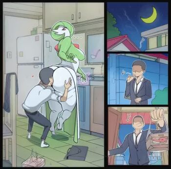  1boy 1girl 4koma animated ass breasts colored_skin comic face_in_ass faceless faceless_male floating full_body gardevoir gen_3_pokemon grabbing_another's_ass green_hair green_skin groping hetero huge_ass indoors interspecies large_breasts looking_at_another looking_back looking_down looping_animation manilla multicolored_skin musi_cassie night night_sky nintendo nipples no_mouth outdoors pokemon pokemon_(creature) pokephilia red_eyes serious short_hair silent_comic size_difference sky sound tagme thigh_gap toes two-tone_skin video white_skin  rating:Explicit score:134 user:Only_Kemonomimi