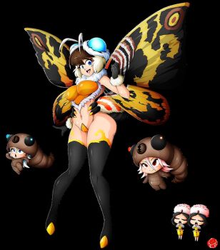  5girls baby blue_eyes blue_hair brown_eyes brown_hair bug caterpillar cosplay family godzilla_(series) humanization kaiju monster monster_girl mother_and_child mothra mothra_(cosplay) multiple_girls parent_and_child pink_hair red_eyes revealing_clothes shobijin siblings silkworm sisters toho twins witchking00 worm  rating:Sensitive score:40 user:LivingCorpse