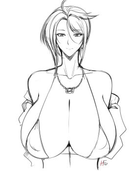  1girl breasts haganef huge_breasts looking_at_viewer solo tachibana_nao  rating:Questionable score:1 user:jojosstand