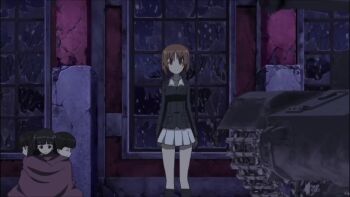 10s 1boy 6+girls ahoge akiyama_yukari anglerfish_dance animated anime_screenshot audible_speech black_hair blush bouncing_breasts breasts brown_eyes brown_hair character_request closed_eyes dancing embarrassed everyone girls_und_panzer glasses grass isobe_noriko isuzu_hana jacket japanese_audio jumping kadotani_anzu kawanishi_shinobu kawashima_momo kondou_taeko koyama_yuzu large_breasts long_sleeves looking_at_viewer messy_hair multiple_girls music night nishizumi_miho ooarai_school_uniform open_mouth orange_eyes orange_hair park performance pointing pointing_at_viewer ponytail reizei_mako sasaki_akebi scan school school_uniform singing sitting skirt smile sound standing tagme takebe_saori teamwork thigh_gap twintails video walking