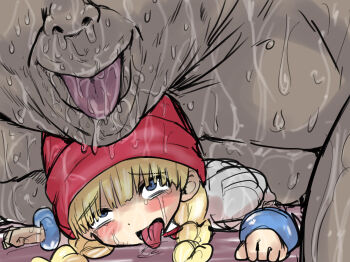  1boy 1girl dragon_quest loli tagme urushi_uroro veronica_(dq11) 