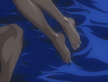 00s 1boy 1girl 2002 aftersex age_difference animated animated_gif ass bed bed_sheet bible_black bible_black_night_of_the_walpulgiss breasts completely_nude large_breasts long_hair lying mature_female minase_taki nipples nude older_female_and_younger_male on_side puddle red_hair resting sleeping tagme takashiro_hiroko teacher_and_student