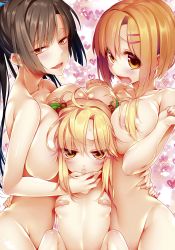3girls :< areola_slip areolae bandaid bandaids_on_nipples between_breasts black_hair blonde_hair blush body_blush breast_envy breast_press breasts convenient_censoring from_side girl_sandwich giuniu hair_censor hair_ornament hair_over_breasts hairclip highres huge_breasts large_breasts looking_at_viewer multiple_girls nude ojou-sama_sanshimai_ni_peropero_saretsuzukeru_no_wo_yametai_jinsei_datta open_mouth orange_eyes orange_hair pasties ponytail sandwiched scan short_hair short_twintails small_breasts smile sweatdrop twintails rating:Questionable score:45 user:danbooru 3girls :< areola_slip areolae bandaid bandaids_on_nipples between_breasts black_hair blonde_hair blush body_blush breast_envy breast_press breasts convenient_censoring from_side girl_sandwich giuniu hair_censor hair_ornament hair_over_breasts hairclip highres huge_breasts large_breasts looking_at_viewer multiple_girls nude ojou-sama_sanshimai_ni_peropero_saretsuzukeru_no_wo_yametai_jinsei_datta open_mouth orange_eyes orange_hair pasties ponytail sandwiched scan short_hair short_twintails small_breasts smile sweatdrop twintails rating:Questionable score:45 user:danbooru
