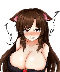 1girl alternate_breast_size angry animal_ears bangs bare_shoulders blush breast_hold breasts brown_hair cleavage clenched_teeth collarbone crying crying_with_eyes_open ears_down eyebrows_visible_through_hair highres huge_breasts imaizumi_kagerou isshin_(sasayamakids) long_hair looking_at_viewer nose_blush off_shoulder parted_lips red_eyes simple_background solo streaming_tears sweat tears teeth touhou translation_request tsurime upper_body v-shaped_eyebrows very_long_hair white_background wolf_ears rating:Questionable score:18 user:danbooru 1girl alternate_breast_size angry animal_ears bangs bare_shoulders blush breast_hold breasts brown_hair cleavage clenched_teeth collarbone crying crying_with_eyes_open ears_down eyebrows_visible_through_hair highres huge_breasts imaizumi_kagerou isshin_(sasayamakids) long_hair looking_at_viewer nose_blush off_shoulder parted_lips red_eyes simple_background solo streaming_tears sweat tears teeth touhou translation_request tsurime upper_body v-shaped_eyebrows very_long_hair white_background wolf_ears rating:Questionable score:18 user:danbooru