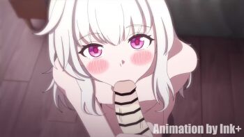  1boy animated bad_tag bar_censor bare_shoulders blurry blurry_background blush breasts censored clara_(honkai:_star_rail) collarbone completely_nude depth_of_field erection fellatio female from_above grey_hair hair_between_eyes handjob hetero honkai:_star_rail honkai_(series) indoors inkplus kneeling large_penis leaning_forward licking licking_penis long_hair looking_at_viewer looking_up mihoyo nipples nose_blush nude open_mouth oral original out_of_frame parted_lips penis pink_eyes pov pov_crotch purple_eyes red_eyes saliva saliva_trail sidelocks silver_hair small_breasts solo solo_focus tagme testicles tongue upper_body veins veiny_penis very_long_hair video white_hair 