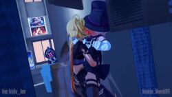 3boys 3d aether_(genshin_impact) anal animated artist_name blonde_hair blush clothed_sex cum cum_in_ass detached_sleeves ejaculation face-to-face flower freminet_(genshin_impact) genshin_impact gloves hat kiss long_hair lyney_(genshin_impact) male_focus maverickxhr moaning multiple_boys opennsfwsp outdoors ponytail rose sex sound standing standing_sex tagme top_hat trap trap_on_trap video voyeurism yaoi rating:Explicit score:519 user:SGuy669