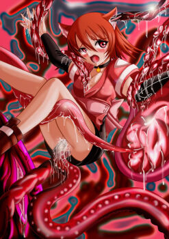  animal_ears blush cat_ears double_penetration ear_insertion mao_(shining_tears) miniskirt multiple_penetration ninja pussy_juice rape red_eyes red_hair sega shining_(series) shining_tears skirt tentacles tentacles tentacles_under_clothes vaginal  rating:Explicit score:18 user:Etna
