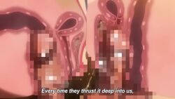  2girls anal animated bisexual_female breasts censored chii-chan_kaihatsu_nikki chizuru-chan_kaihatsu_nikki cum cum_in_ass cum_in_pussy ejaculation kiss large_breasts long_hair mashiro_chisato multiple_girls nipples shiina_chizuru tagme video 