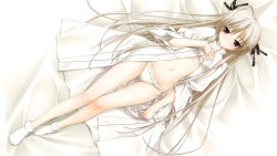 1girl ahoge bed black_eyes blush bobby_socks bra dress dutch_angle feet female grey_hair hair_ornament hair_ribbon hand_on_own_chest hashimoto_takashi kasugano_sora lace long_hair looking_away lying navel no_shoes open_clothes open_dress panties ribbon scan socks solo underwear white_hair white_panties yosuga_no_sora rating:Safe score:21 user:RaptorQ64 1girl ahoge bed black_eyes blush bobby_socks bra dress dutch_angle feet female grey_hair hair_ornament hair_ribbon hand_on_own_chest hashimoto_takashi kasugano_sora lace long_hair looking_away lying navel no_shoes open_clothes open_dress panties ribbon scan socks solo underwear white_hair white_panties yosuga_no_sora rating:Safe score:21 user:RaptorQ64