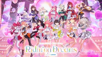  6+girls airani_iofifteen artist_request asymmetrical_clothes asymmetrical_sleeves black_pants black_shirt black_skirt boots cecilia_immergreen collared_shirt color-coded commentary concert cropped_shirt detached_sleeves elizabeth_rose_bloodflame english_commentary full_body gigi_murin highres holojustice hololive hololive_english hololive_idol_uniform_(color_rise) hololive_indonesia idol idol_clothes kureiji_ollie la+_darknesss lace-up_boots long_hair looking_at_viewer miniskirt mismatched_sleeves momosuzu_nene multicolored_shirt multiple_girls official_alternate_costume official_art ookami_mio oozora_subaru pants platform_boots puffy_detached_sleeves puffy_short_sleeves puffy_sleeves raora_panthera sakura_miko second-party_source shirt shishiro_botan short_hair short_sleeves single_detached_sleeve single_pantsleg single_sleeve skirt standing takanashi_kiara tokino_sora very_long_hair virtual_youtuber white_skirt 