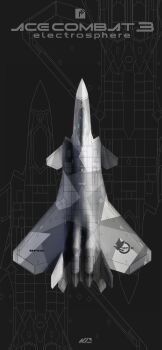  absurdres ace_combat ace_combat_3 aircraft airplane artist_logo asterozoa black_background canards chengdu_j-20 commentary english_commentary fictional_aircraft fighter_jet from_above highres landing_flaps logo military_vehicle no_humans science_fiction universal_peace_enforcement_organization vehicle_focus zoom_layer 
