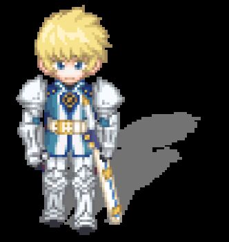  1boy animated animated_gif armor artist_request bandai_namco belt belt_buckle blonde_hair blue_cape blue_eyes blue_surcoat buckle cape closed_mouth cuisses flynn_scifo full_body gauntlets gold_buckle greaves knight looping_animation lowres male_focus nexon official_art pauldrons pixel_art poleyn second-party_source sheath sheathed shield short_hair shoulder_armor silver_armor simple_background solo sprite_art surcoat sword tales_of_(series) tales_of_vesperia tales_weaver transparent_background two-sided_cape two-sided_fabric vambraces walking weapon white_belt 