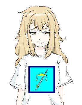  bags_under_eyes blonde_hair koujiro_frau kuurikona messy_hair robotics;notes robotics;notes_dash science_adventure shirt smug t-shirt templeos thick_eyebrows 