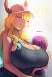 1boy 1girl bare_shoulders blonde_hair breasts cleavage eyes_closed female gradient_hair horns huge_breasts kobayashi-san_chi_no_maidragon long_hair maarthul magatsuchi_shouta multicolored_hair purple_hair quetzalcoatl_(maidragon) size_difference smile upper_body rating:Questionable score:20 user:rollo34 1boy 1girl bare_shoulders blonde_hair breasts cleavage eyes_closed female gradient_hair horns huge_breasts kobayashi-san_chi_no_maidragon long_hair maarthul magatsuchi_shouta multicolored_hair purple_hair quetzalcoatl_(maidragon) size_difference smile upper_body rating:Questionable score:20 user:rollo34