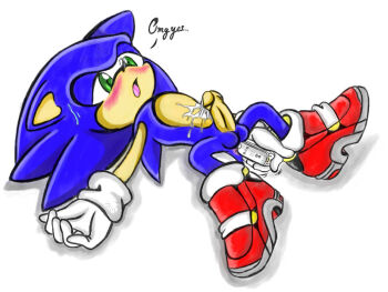  1boy anal anal_object_insertion controller crossover cum cum_on_body cum_on_stomach furry furry_male game_controller male_focus male_masturbation masturbation object_insertion penis sega solo sonic_(series) sonic_the_hedgehog  rating:Explicit score:22 user:manman007