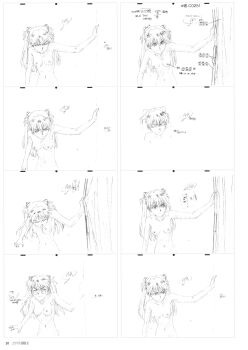  absurdres closed_eyes completely_nude curtains evangelion:_2.0_you_can_(not)_advance hairpods highres long_hair neon_genesis_evangelion nipples non-web_source nude official_art rebuild_of_evangelion souryuu_asuka_langley storyboard  rating:Explicit score:4 user:danbooru