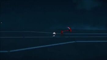  2girls 3d animated animated_gif battle brown_hair fighting flying gothic_lolita lolita_fashion monster multiple_girls neopolitan_(rwby) night pink_hair ruby_rose rwby scythe  rating:Sensitive score:14 user:Lazarus089