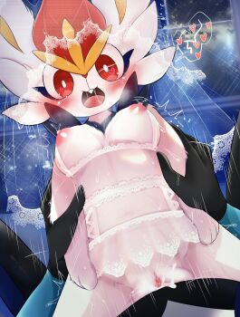  ajiwo bad_tag blush breasts cinderace clothed_sex couple female_focus furry furry_with_furry gen_8_pokemon happy happy_sex heart heart_eyes helmet hetero highres husband_and_wife inteleon looking_at_viewer medium_breasts nintendo open_mouth penis pokemon pokemon_(creature) pov pussy sex solo_focus vaginal 