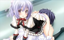 1boy 1girl accident arm_support artist_request ass blush bow capelet frills game_cg hair_bow hetero highres inuzumi_masaki kuji_hinata lavender_hair lying on_back open_mouth orange_eyes panties pink_eyes ponytail ribbon school_uniform sitting sitting_on_face sitting_on_person skirt skirt_lift striped striped_panties takano_yuki_(allegro_mistic) tarareba_(aries) underwear rating:Questionable score:15 user:danbooru 1boy 1girl accident arm_support artist_request ass blush bow capelet frills game_cg hair_bow hetero highres inuzumi_masaki kuji_hinata lavender_hair lying on_back open_mouth orange_eyes panties pink_eyes ponytail ribbon school_uniform sitting sitting_on_face sitting_on_person skirt skirt_lift striped striped_panties takano_yuki_(allegro_mistic) tarareba_(aries) underwear rating:Questionable score:15 user:danbooru