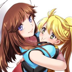 2girls arms_around_waist ass_grab bangs bare_shoulders between_breasts blonde_hair blue_(pokemon) blue_eyes blush breasts brown_hair cheek_squash green_eyes hat hug large_breasts lips long_hair looking_at_viewer looking_back mokorei multiple_girls pokemon pokemon_special ponytail shirt simple_background sleeveless sleeveless_shirt smile smother sun_hat white_background yellow_(pokemon) rating:Questionable score:24 user:danbooru 2girls arms_around_waist ass_grab bangs bare_shoulders between_breasts blonde_hair blue_(pokemon) blue_eyes blush breasts brown_hair cheek_squash green_eyes hat hug large_breasts lips long_hair looking_at_viewer looking_back mokorei multiple_girls pokemon pokemon_special ponytail shirt simple_background sleeveless sleeveless_shirt smile smother sun_hat white_background yellow_(pokemon) rating:Questionable score:24 user:danbooru